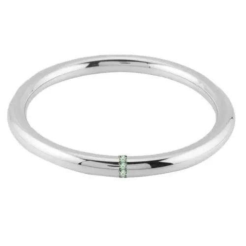 Kensington Bangle Bracelet with Stones-sterling silver bracelet for women