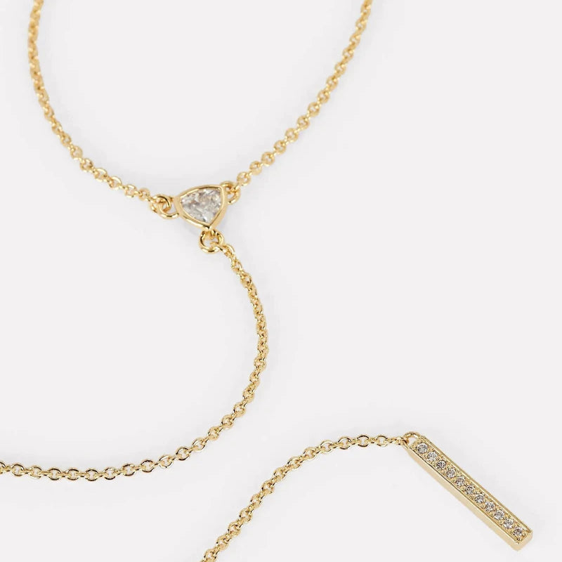 Women's Y Necklace-ny gold necklace