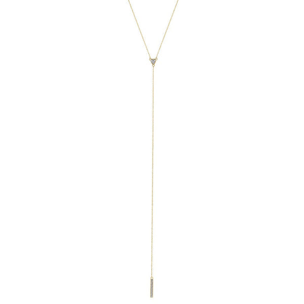 Y Necklace-ny gold necklace