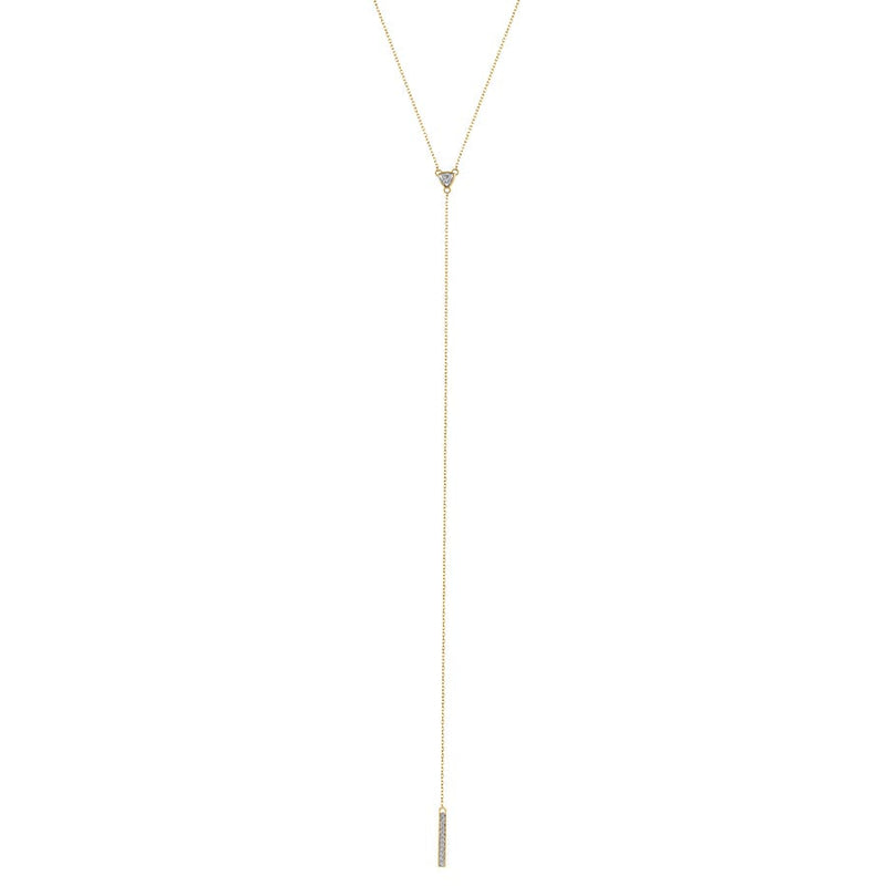 Y Necklace-ny gold necklace