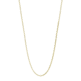 Yellow Gold Link Chain Necklace for Women- waterproof necklace chain