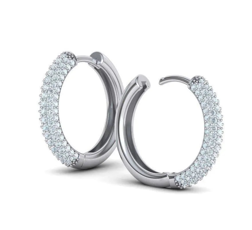 Women's Huggy Hoops-pave earrings mini hoops​ near me 