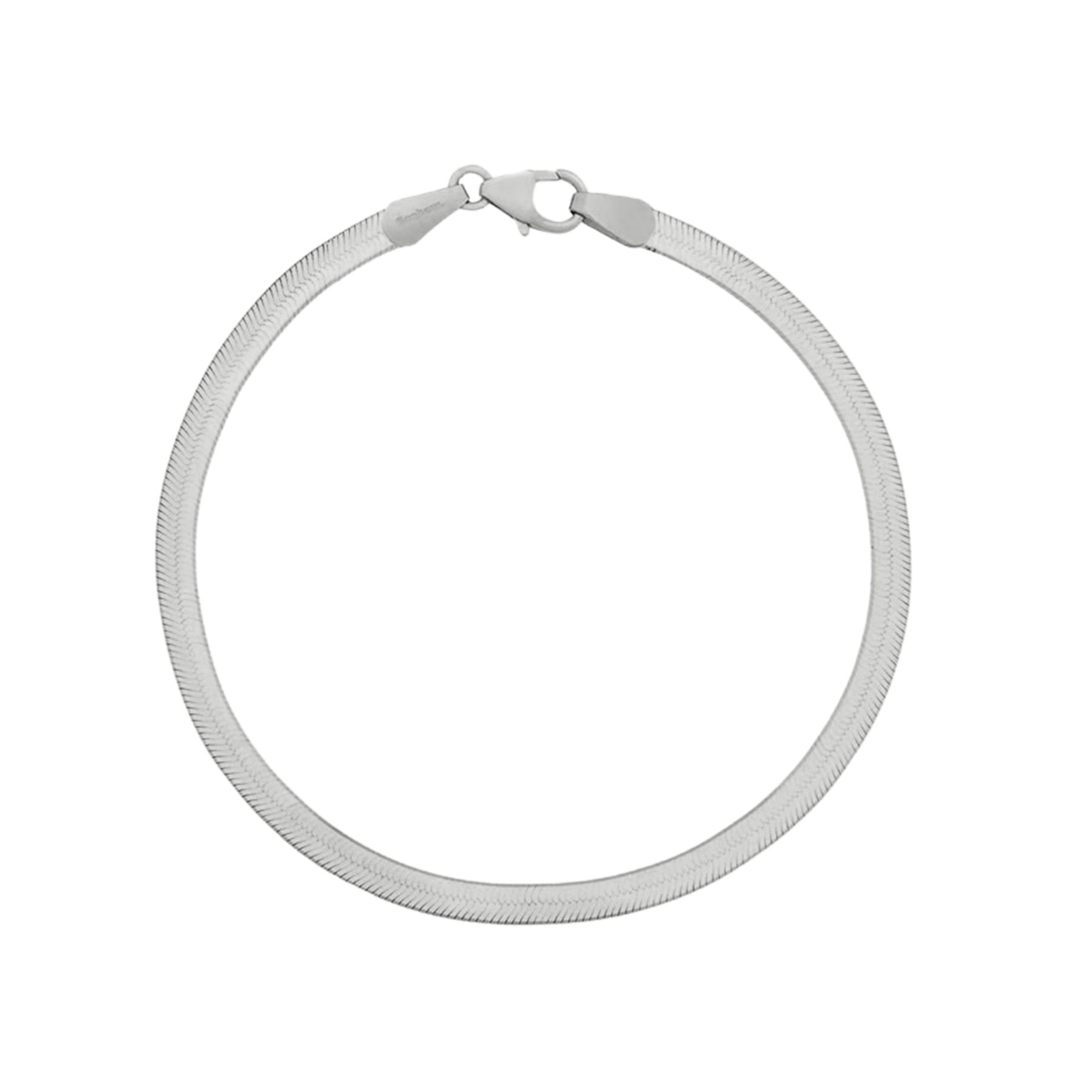 Women's Silver Herringbone Bracelet near me-Adjustable herringbone bracelet silver