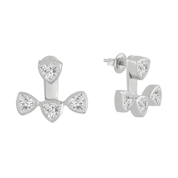 Women's Swarovski Earring Jackets-cubic zirconia earrings​ near me