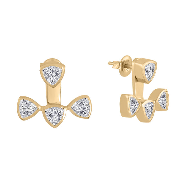 Women's Swarovski Earring Jackets-cubic zirconia earrings​ near me

